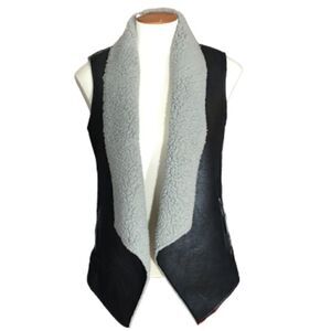Jack Black Vegan Leather Vest Size Small
